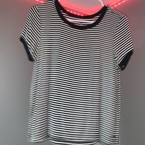 Black and White American Eagle Tee